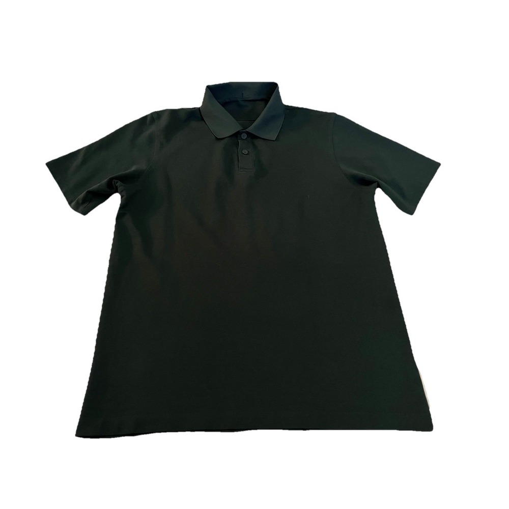 Lululemon Polo Mens Small Performance Stretch Green Golf Tennis Casual - Picture 1 of 5